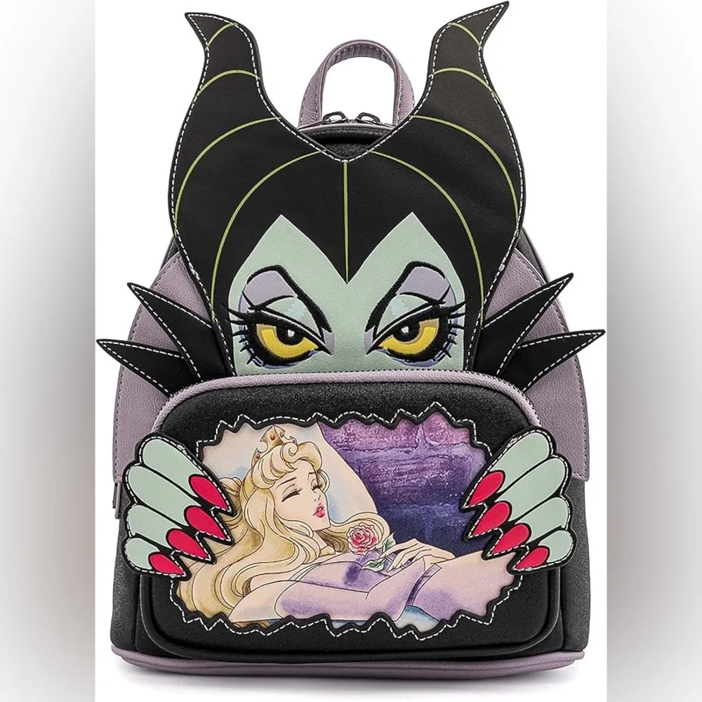 Loungefly Disney Villains Scene Maleficent Sleeping Beauty Mini Backpack NWT